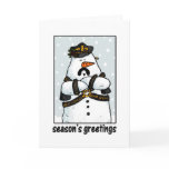 leather daddy snowman cards