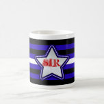 Leather Flag and Star Mugs
