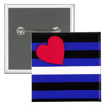 Leather Flag Pin