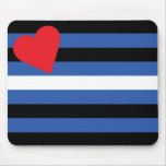 Leather Flag (traditional) mousepads
