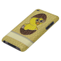Leather-Look Easter Chicken iPod Case-Mate Cases