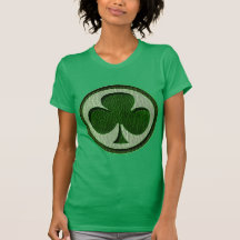 Leather-Look Irish Clover Shirts