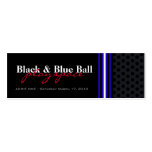 Leather Play Party Ticket business cards