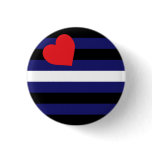 Leather Pride Flag button (round)