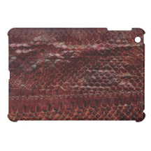 Leather Snake Print iPad Mini Case