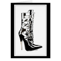 Leather Stilletto Boot