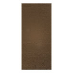 Leather texture custom rack card