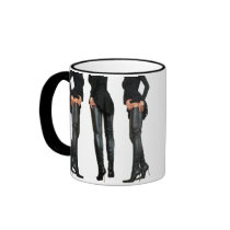 Leather Thigh High Boot Models - Mugs