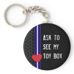 Leather Toybox keychains