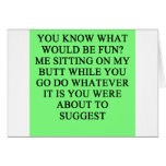leave me alone! greeting card