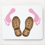 leave your boots on! mousepads