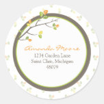 Leaves and Branches Address Label/Favour Sticker