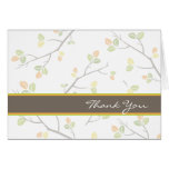 Leaves and Branches Thank You Card
