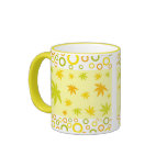 Leaves and circles - Mug