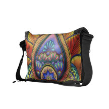 Leaves Medium Zero Messenger Bag