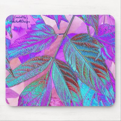 Leaves Mouse Pad by avisnoelledesigns