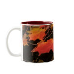 LEAVES of RED & GOLD by SHARON SHARPE mugs