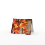 Leaves on Fire Notecard