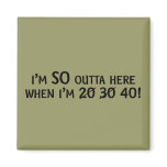 Leaving Home Fridge Magnet