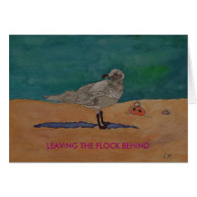 LEAVING THE FLOCK BEHIND - Card