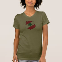 Lebanese COA  Arabic Lettering Women's T-Shirt