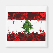 Lebanon Flag Refrigerator Magnets