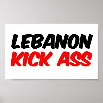 Lebanon Kick Ass Poster by repofcountries