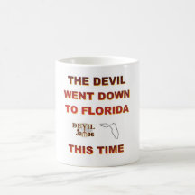 Lebron James Devil Went Down to Florida Cup Coffee Mug