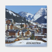 Lech in Austria - Souvenir Magnet
