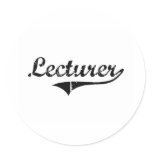 Lecturer Professional Job stickers