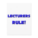 Lecturers Rule! postcards