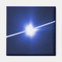 LED blau Kühlschrankmagnet