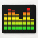 LED Equalizer Panel Funny Mousepad Humour