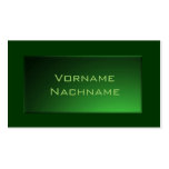 LED Nameplate green Visitenkarten