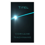 LED  türkis Visitenkarten