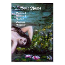 LEDA,LAKE AND WATERLILIES BUSINESS CARD