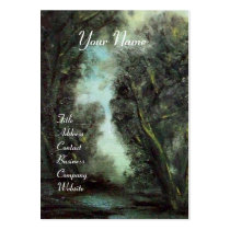 LEDA,LAKE AND WATERLILIES BUSINESS CARD