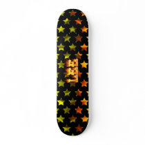Lee skateboard fire and flames design.