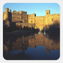 Leeds Castle, 12th c., Norman stronghold and Square Stickers
