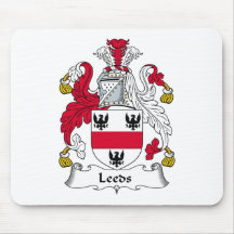 Leeds Family Crest Mouse Mat