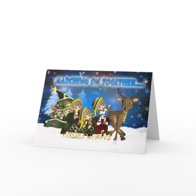 Leeds Football Supporter Elf`s In Leeds Colours Greeting Card