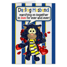 Leeds United FC Fan Husband Valentine's Day Card