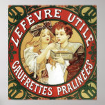 Lefevre Utile by Alphonse Mucha Posters