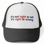 Left and Right Wing hats