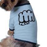 left fist icon pet clothing