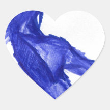 Left Hand of Expression Heart Stickers