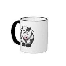 Left-Handed Cute Cow Mug