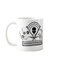 Left Handed LaG Black & white logo coffee cup Coffee Mugs