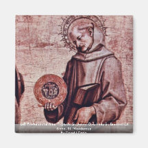 Left Predellatafel Altar Triptych Magnet