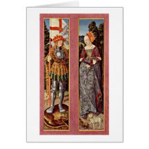 Left:St George Right:St.Agnes By Hans Baldung Cards